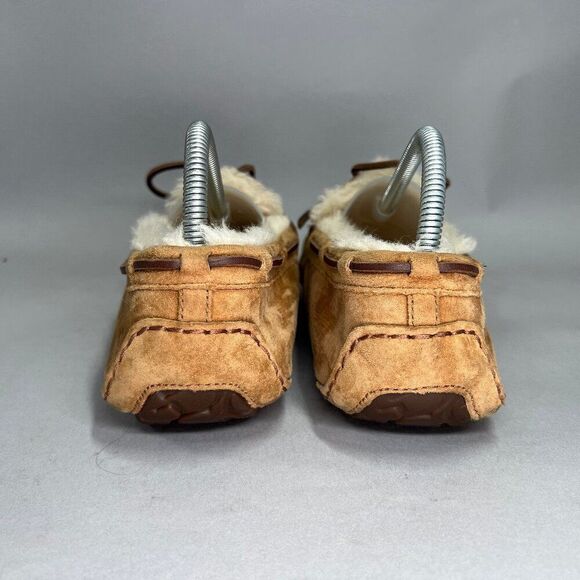 UGG Dakota Slipper Women's Size 8 Chestnut Suede Shearling Slip On Shoes - Picture 6 of 12